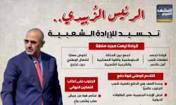 الرئيس الزُبيدي.. تجسيد للإرادة الشعبية (إنفوجراف)