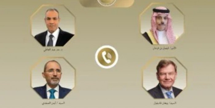 وزير الخارجية المصري يبحث مع نظرائه الألماني والسعودي والأردني جهود خفض التصعيد
