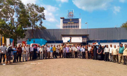 أعضاء "عمومية الانتقالي" بوقفة احتجاجية في التواهي