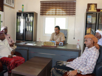 رئيس انتقالي سقطرى يستعرض التطورات على مستوى المحافظة