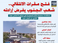 فتح مقرات الانتقالي.. شعب الجنوب يفرض إرادته (إنفوجراف)