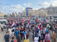 جماهير حضرموت تتمسك بدولة الجنوب وتتحدى الرصاص بسلميتها