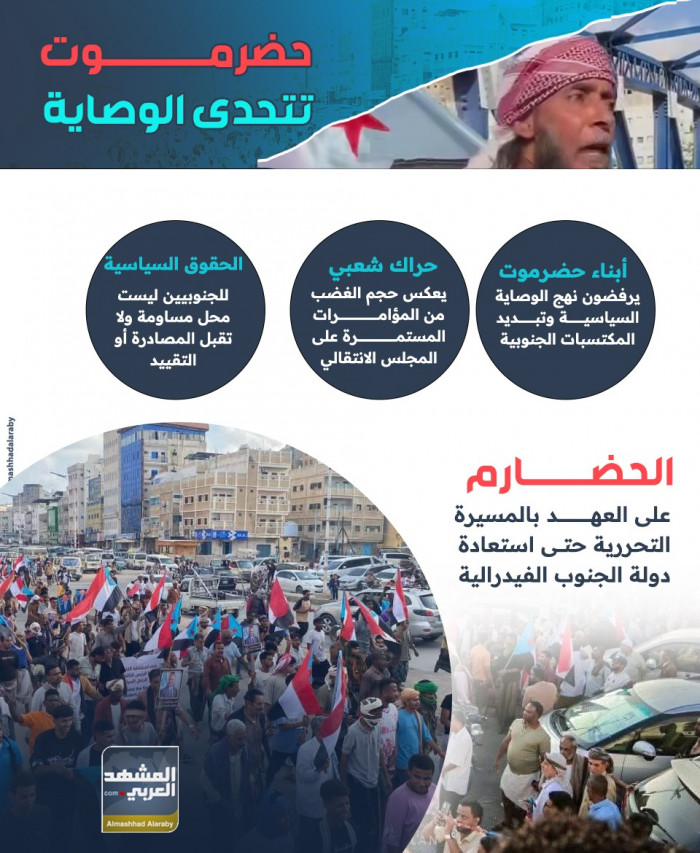 حضرموت تتحدى الوصاية (إنفوجراف) 
