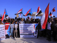 أبناء المسيلة بالمهرة ينتفضون تضامناً مع حضرموت