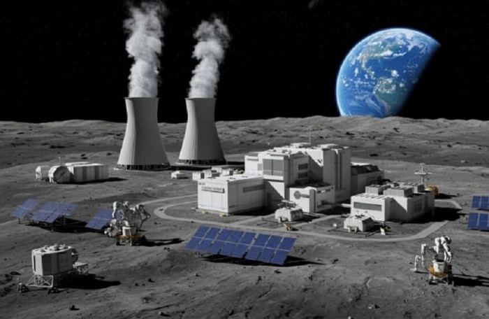 روسيا تدرس إنشاء محطة طاقة نووية فوق القمر 