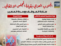 الجنوب العربي بقيادة المجلس الانتقالي.. صلابة الموقف ووحدة المصير (إنفوجراف)