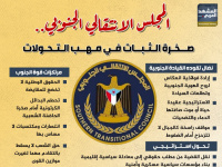 المجلس الانتقالي الجنوبي.. صخرة الثبات في مهب التحولات (إنفوجراف)