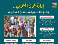 إرادة عمال الجنوب.. وقود الثورة وحصن القضية (إنفوجراف)