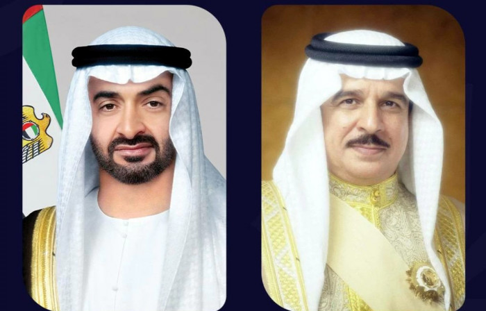 رئيس الإمارات يستقبل عاهل البحرين 