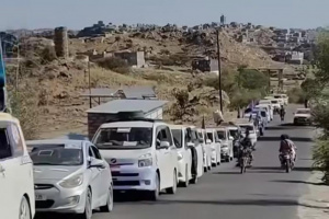 مواكب حاشدة من مديريات يافع تنطلق نحو العاصمة عدن