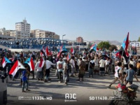 &rlm; تجمهر مهيب لأبناء المكلا استعداداً للاحتفاء بذكرى إعلان عدن