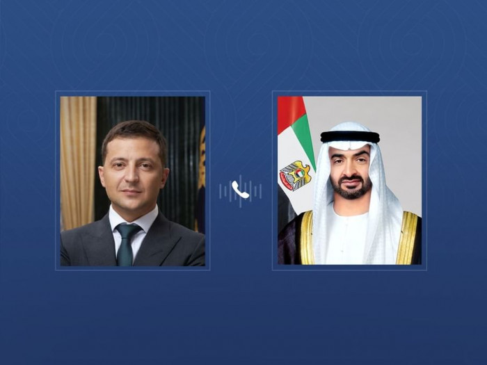 هاتفياً.. رئيس الإمارات ونظيره الأوكراني يبحثان علاقات التعاون والتطورات الإقليمية هاتفياً.. رئيس الإمارات ونظيره الأوكراني يبحثان علاقات التعاون والتطورات الإقليمية