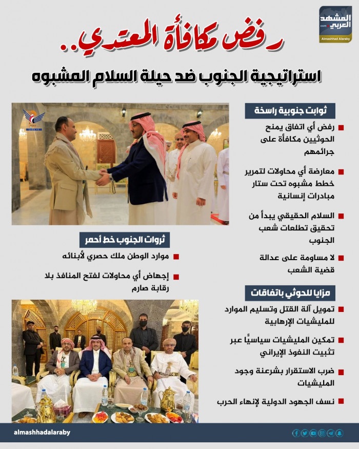 رفض مكافأة المعتدي.. استراتيجية الجنوب ضد حيلة السلام المشبوه (إنفوجراف) 