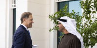 محمد بن زايد يستقبل النائب الأول لرئيس مجلس الوزراء الروسي