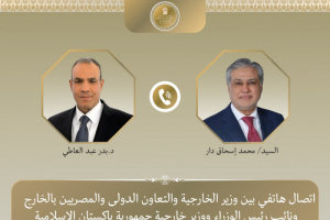وزير الخارجية المصري يبحث مع نظيره الباكستانى تطورات المفاوضات الأمريكية الإيرانية