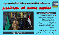 بين مطرقة الفشل الحكومي وسندان الكذب السعودي.. الجنوبيون يدفعون ثمن حرب التجويع (إنفوجراف)