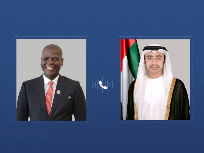 وزير الخارجية الإماراتي يتلقى اتصالاً هاتفياً من نظيره في جنوب أفريقيا