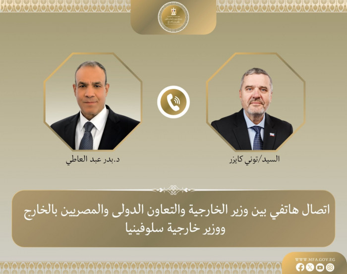 وزير الخارجية المصري يبحث مع نظيره السلوفيني تطوير العلاقات الثنائية وزير الخارجية المصري يبحث مع نظيره السلوفيني تطوير العلاقات الثنائية