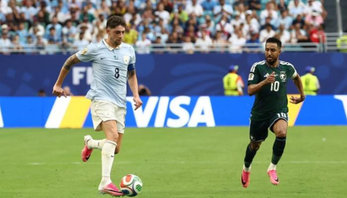 التعادل الإيجابي يحسم مواجهة السعودية وأورغواي 