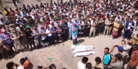 تشييع 3 شهداء من ضحايا حادث قرية الريبي شمال الضالع