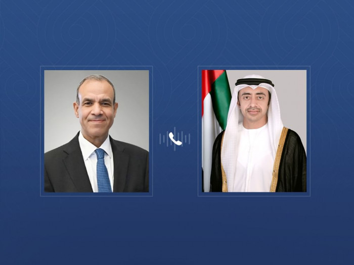 عبدالله بن زايد ونظيره المصري يبحثان تعزيز العلاقات الثنائية ومستجدات الأوضاع الإقليمية 