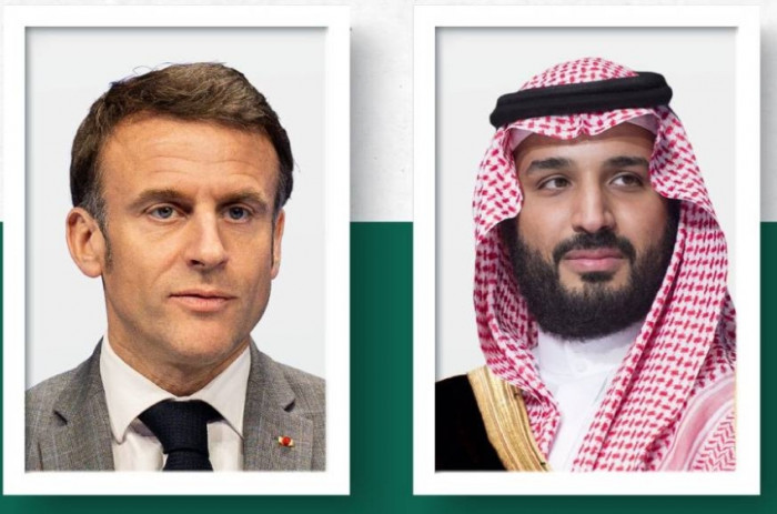 ولي العهد السعودي يتلقى اتصالًا هاتفيًا من الرئيس الفرنسي