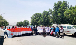 حشود جماهيرية تتوافد على المكلا للمشاركة في مليونية 7 يوليو