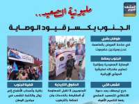 مليونية التصعيد.. الجنوب يكسر قيود الوصاية (إنفوجراف)