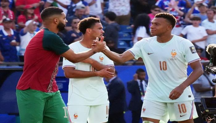 مبابي يغيب عن جزء من تدريب فرنسا لكنه سيشارك ضد إسبانيا