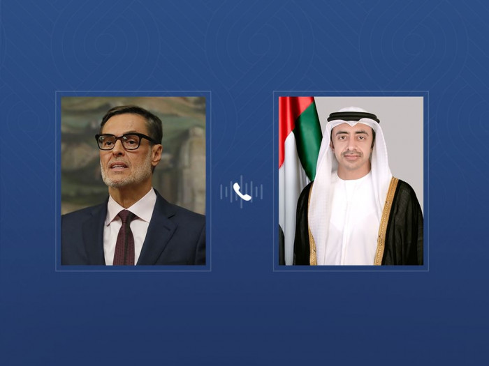 هاتفياً.. عبدالله بن زايد يبحث مع وزير خارجية فنزويلا تعزيز العلاقات الثنائية هاتفياً.. عبدالله بن زايد يبحث مع وزير خارجية فنزويلا تعزيز العلاقات الثنائية