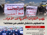غضب النقابات الجنوبية ضد الأعباء.. ما المطلوب لانتشال الشعب من معاناته؟ (إنفوجراف)