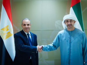 عبدالله بن زايد يستقبل وزير الخارجية المصري في أبوظبي