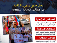 زحف جنوبي سلمي.. انتفاضة على مجالس الوصاية السعودي.. (إنفوجراف)
