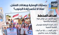 حسابات الوصاية ورهانات الفشل.. لماذا لا تنكسر إرادة الجنوب (إنفوجراف)
