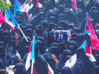 حرائر وادي حضرموت يتظاهرن للمطالبة بإخراج القوات اليمنية