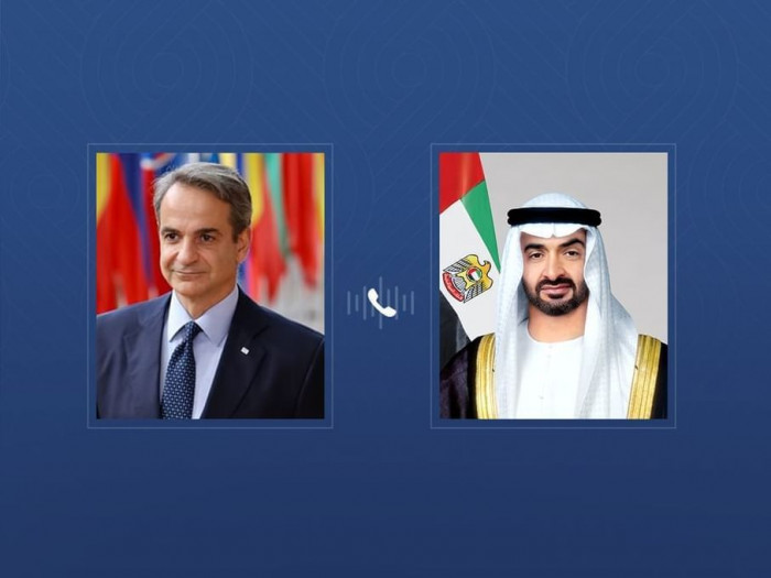 هاتفياً.. محمد بن زايد ورئيس وزراء اليونان يبحثان تعزيز التعاون بين البلدين