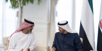 رئيس الإمارات يستقبل ولي عهد عجمان