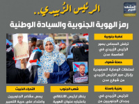 الرئيس الزُبيدي.. رمز الهوية الجنوبية والسيادة الوطنية (إنفوجراف)