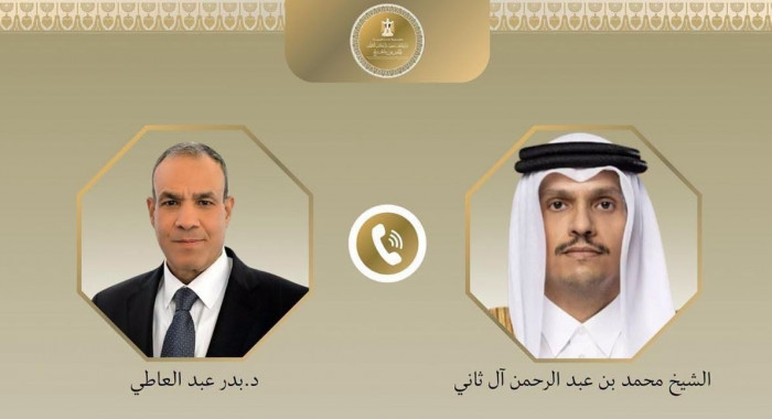 وزيرا خارجية مصر وقطر يبحثان دفع جهود التهدئة في المنطقة