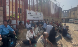 نجاح واسع للإضراب الجزئي لليوم الثاني على التوالي في عموم الضالع