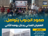 صمود الجنوب يتواصل.. العصيان المدني يدخل يومه الثاني (إنفوجراف)