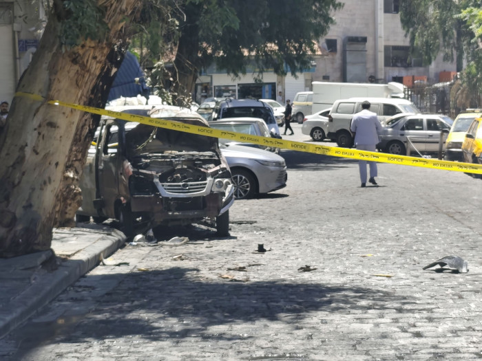 14 جريحا الحصيلة النهائية لتفجير حافة نقل ركاب قرب دمشق