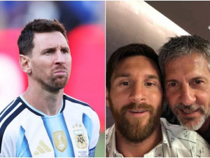 لاعب عربي يقدم تعازيه إلى ميسي في وفاة والده