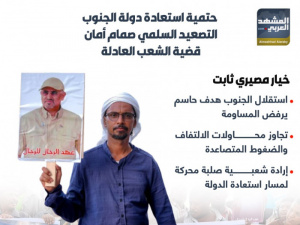 حتمية استعادة دولة الجنوب.. التصعيد السلمي صمام أمان قضية الشعب العادلة (إنفوجراف)
