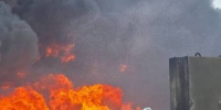 18 مصابًا في انفجار مستودع نفطي شمالي العراق