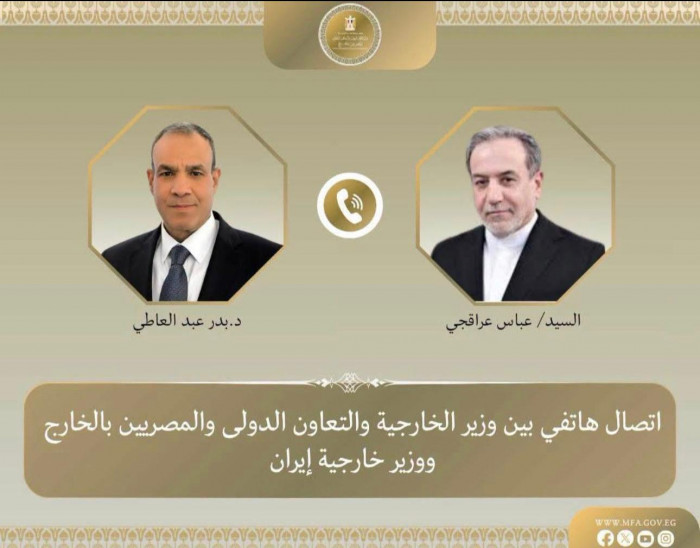 وزير الخارجية المصري يبحث مع نظيره الإيراني جهود تحقيق التهدئة