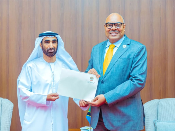 سفير الإمارات يقدم أوراق اعتماده إلى وزير خارجية تنزانيا سفير الإمارات يقدم أوراق اعتماده إلى وزير خارجية تنزانيا