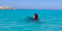 حلا شيحة تخطف الأنظار بالبوركيني ورسالة عن السكينة