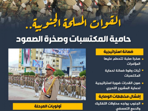 القوات المسلحة الجنوبية.. حامية المكتسبات وصخرة الصمود (إنفوجراف)