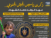ذكرى تأسيس الجيش الجنوبي.. عهد الوفاء لدماء الشهداء (إنفوجراف)